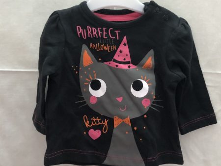 Purrfect Little Halloween Kitty T-Shirt Long Sleeved For Sale