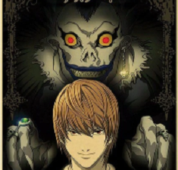 Anime Death Note Characters Poster For Cheap