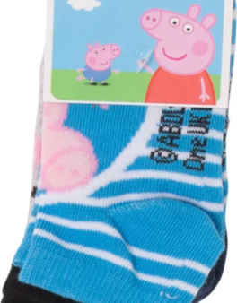 Peppa Pig Socks 3 Pair Size 12 1.5 Shoe Hot on Sale