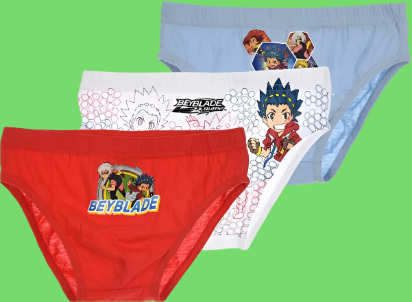 Bayblade Burst 3 Pair of Briefs Knickers Online now