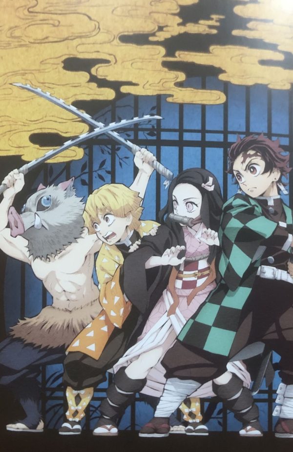 Anime Demon Slayer Postcard For Cheap