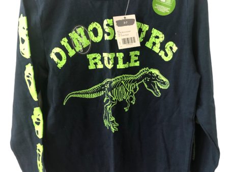 Glow in the Dark Dinosaurs T-shirt Long Sleeved For Discount