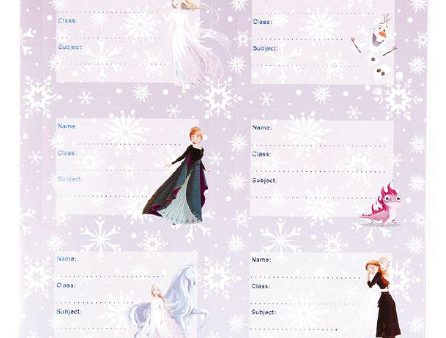 Frozen II Book Labels on Sale