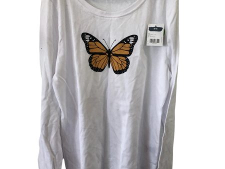 Butterfly T-Shirt White Long Sleeved Online