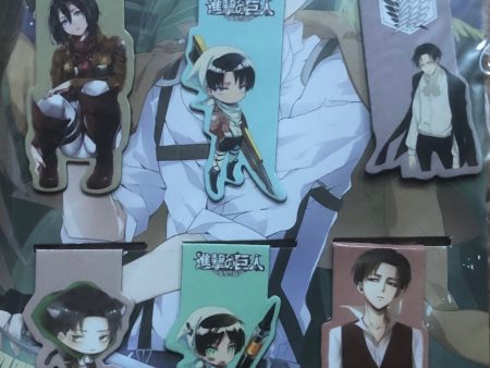 Anime Attack on Titan Characters Bookmarks x6 Online Hot Sale