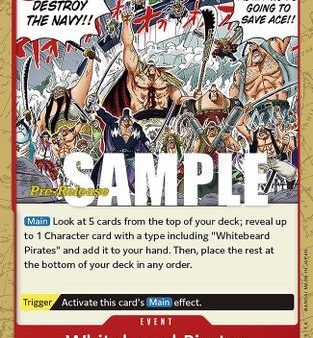 Whitebeard Pirates (OP02-022) - Paramount War Pre-Release Cards  [Uncommon] Online