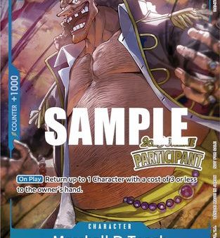 Marshall.D.Teach (Online Regional 2023) [Participant] (ST03-014) - One Piece Promotion Cards Foil [Promo] For Sale