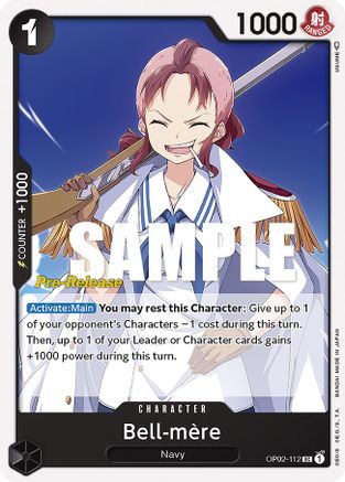 Bell-mere (OP02-112) - Paramount War Pre-Release Cards  [Uncommon] For Discount