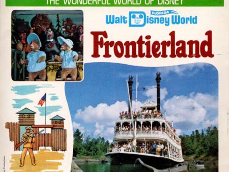 Frontierland - Walt Disney World - View-Master 3 Reel Packet - 1970s views - vintage -  (ECO-A951-G3A) For Cheap