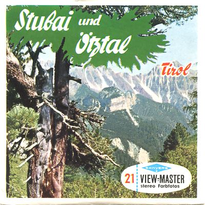 Stubai and Otztal, Tirol - View-Master 3 Reel Packet - vintage - C653D-BS6 Fashion