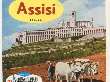 Assisi Italia (Italy) - View-Master 3 Reel Packet - 1960s Views - Vintage - (zur Kleinsmiede) - (C047-BS6) Fashion