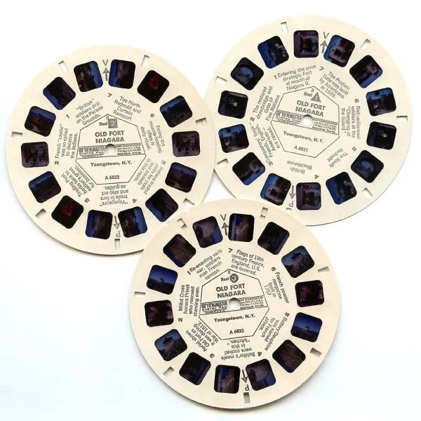 Old Fort Niagara - New York - View-Master - Vintage - 3 Reel Packet - 1970s views (PKT-A683-G1A) For Sale