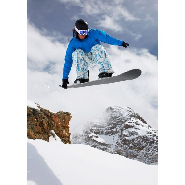 Winter Sports - Snowboarding - 3D Lenticular Postcard Greeting Card - NEW Hot on Sale