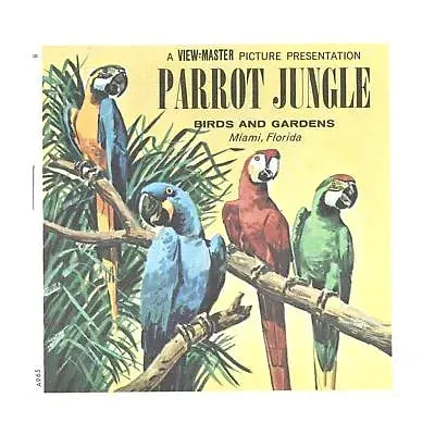 Parrot Jungle - Florida - View-Master 3 Reel Packet - 1960s - vintage - A965-G1B Online