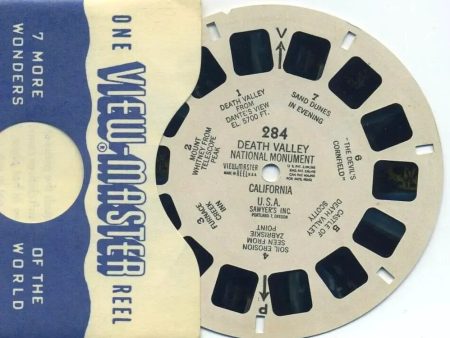 Death Valley National Monument California U.S.A - View-Master Printed Reel - vintage - (REL-284) Online now