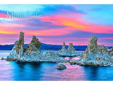 MONO LAKE - 2 Image 3D Magnet for Refrigerator, Whiteboard, Locker Online Sale