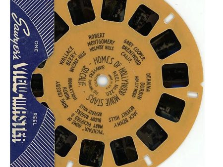 Homes of Hollywood Movie Stars -So. Calif - View-Master Buff Reel - vintage - (BUF-220c) Supply