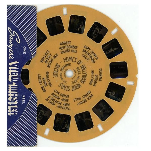 Homes of Hollywood Movie Stars -So. Calif - View-Master Buff Reel - vintage - (BUF-220c) Supply