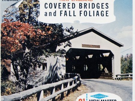 New England Covered Bridges and Fall Foliage - View-Master 3 Reel Packet - vintage - A611-S6A Hot on Sale