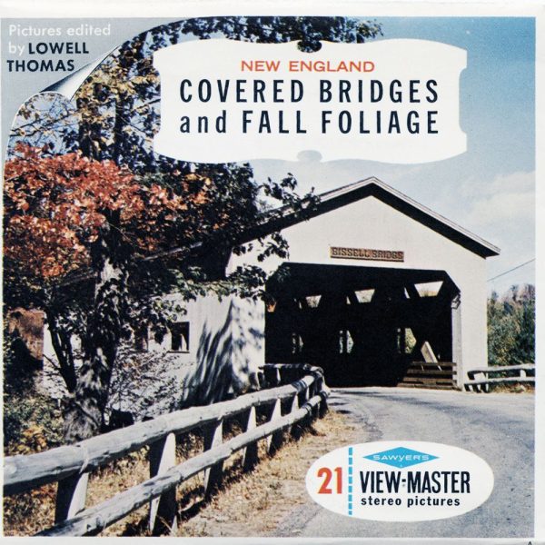 New England Covered Bridges and Fall Foliage - View-Master 3 Reel Packet - vintage - A611-S6A Hot on Sale