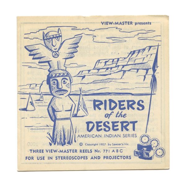 Riders of the Desert - View-Master 3 Reel Packet - vintage - S3 For Discount