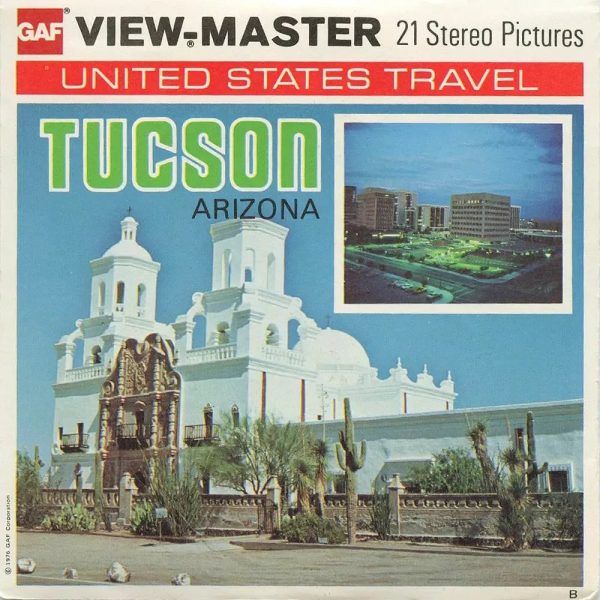 Tucson, Arizona - View-Master 3 Reel Packet - 1976 - vintage - (A367-G5B) For Sale