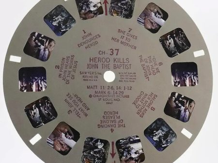 Herod Kills John the Baptist - View-Master Single Reel - 1947 - vintage - (CH-37) Online