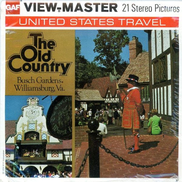 The Old Country - View-Master 3 Reel Packet - 1970s Views - Vintage - (PKT-A822-G5Amint) Online Sale