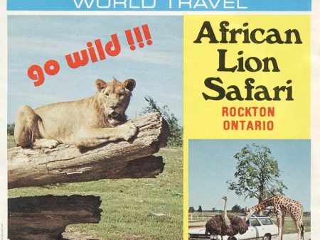 African Lion Safari -  View-Master 3 Reel Packet - Ontario, Canada - (A042-G5A) Online Hot Sale