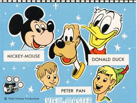 Walt Disney Helden (Heroes) - View-Master 3 Reel Packet - 1961 - vintage - B523N-BS5 Sale