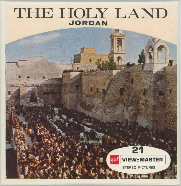 The Holy Land - Jordan - View-Master 3 Reel Packet - 1973 - vintage - (C830E-BG1) Cheap