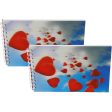 BALLOON HEARTS - Two (2) Notebooks with 3D Lenticular Covers - Graph Lined Pages - NEW Online Hot Sale