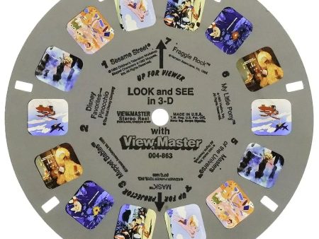 1986 - Look and See in 3-D! with View-Master - Demonstration Reel - View-Master Single Reel - vintage - (004-863) Sale