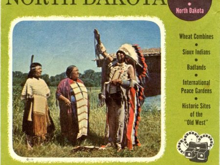 North Dakota - View-Master - 3 Reel Packet - 1950s views - vintage - (ECO-ND123-S3) Fashion