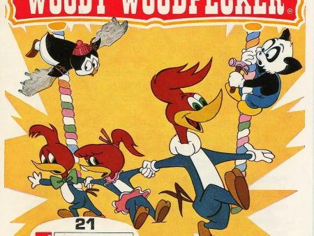 Woody Woodpecker  - View-Master 3 Reel Packet - vintage - (PKT-B522e-BG1) Online Hot Sale