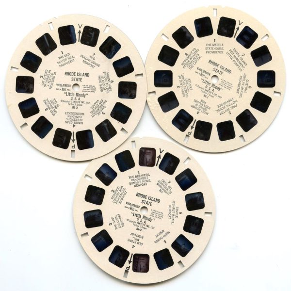 Rhode Island - State - Vintage View-Master 3 Reel Packet - 1950s views (PKT-RI123-S3) Online Hot Sale