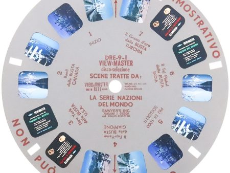 DRE-9-I - Scene Tratte Da La Serie Nazioni Del Mondo - View-Master Demonstration Reel - vintage on Sale