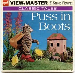 Puss in Boots - View-Master - Vintage - 3 Reel Packet - 1970s views - (ECO-B320-G3) Online Sale