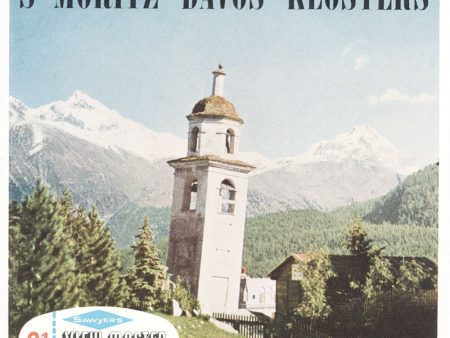 St Moritz - Davos - Klosters - View-Master 3 Reel Packet - vintage - C130E-BS6 Online Hot Sale