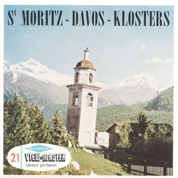 St Moritz - Davos - Klosters - View-Master 3 Reel Packet - vintage - C130E-BS6 Online Hot Sale