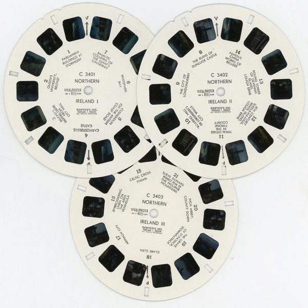 Northern Ireland - View-Master-  Vintage - 3 Reel Packet - 1950s views (PKT- C340-BS4 ) Sale