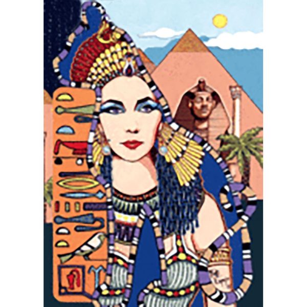 Juan Carlos Espejo - Cleopatra - 3D Lenticular Postcard Greeting Card Fashion