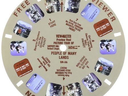 DR-56Sx - People of Many Lands - View-Master Single Reel - vintage - (DR-56-Sx) Sale