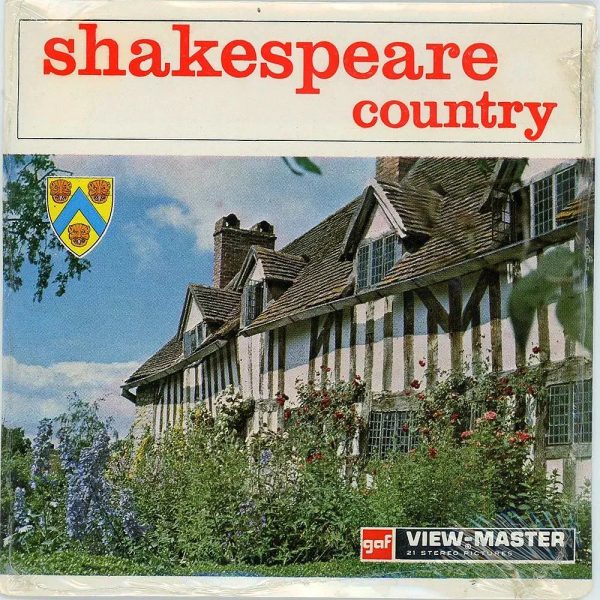 Shakespeare Country - View-Master - Vintage - 3 Reel Packet - 1970s views - (PKT-C298-BG4m) Supply