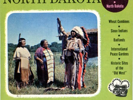 North Dakota - State - View-Master  3 Reel Packet - 1950s views - vintage - (PKT-NDAK123-S3) Fashion