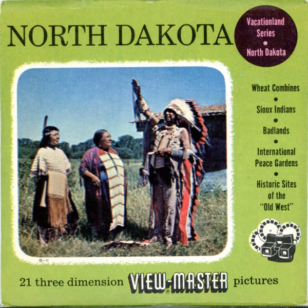 North Dakota - State - View-Master  3 Reel Packet - 1950s views - vintage - (PKT-NDAK123-S3) Fashion