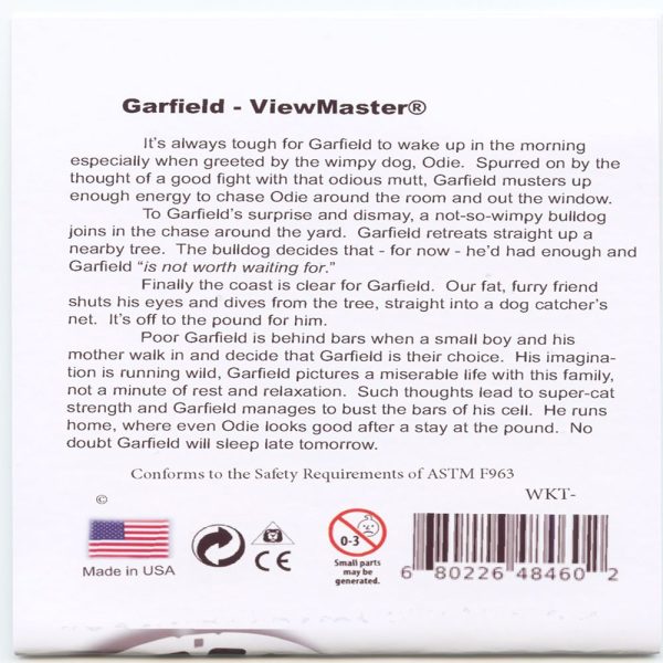 Garfield - View-Master 3 Reel Set - NEW Fashion