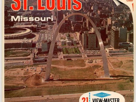 St. Louis, Missouri  - View-Master 3 Reel Packet - 1960s views - vintage - (ECO-A453-S6A) Supply