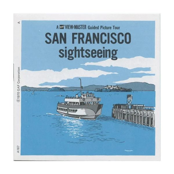 San Francisco - View-Master 3 Reel Packet - 1970s views - vintage - (A167-G3A) For Discount