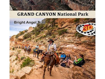 Grand Canyon National Park - Bright Angel Trail - 1970 s View-Master 3 Reel Set - vintage Online Sale